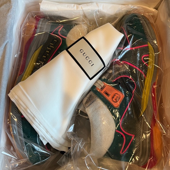 Gucci Ultrapace Mid 'Green Teal' Green/Teal/White 598132-0PVZ0-3185 - Picture 3 of 7